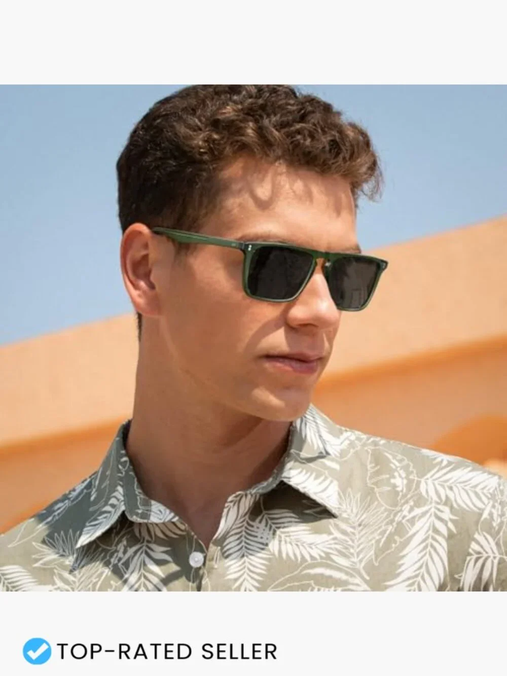 Retro Polarized Sunglasses UV Protection Hand-crafted Acetate Frame Classic